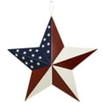 thumbnail image 1 of Metal American Flag Barn Star Decor Patriotic Mounted 3D Wall Art July of 4th Decoration, 1 of 5