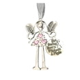 thumbnail image 1 of Metal Angel Decorative Pendant Keepsake Car Ornament Heartfelt Memorial for Memories, 1 of 3