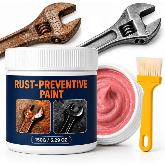 Metal Anti-Rust Paint Paste, Metal Rust Repair Paste, No Primer Needed