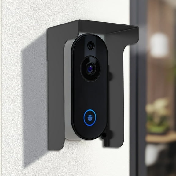 Metal Anti Theft Doorbell Rain Cover Waterproof Heat Insulation Doorbell Weather Blocking Cover for Home Office Apartment Rentals