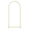 thumbnail image 1 of Metal Arch Backdrop Stand Kit - 3-Piece Set with Connectors & Carry Case for Weddings, Parties, Events, 1 of 11