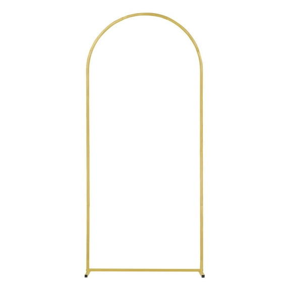 Metal Arch Backdrop Stand Kit - 3-Piece Set with Connectors & Carry Case for Weddings, Parties, Events