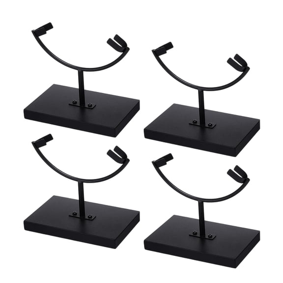 Metal Arm Display Stand Easel with Base Holder for Crystal Balls Geode Rock