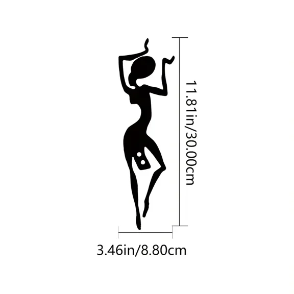 Metal Art Dancer Home Decor Wall Hanging Decor, Interior Decor Home Decor Modern Art Room Decor Wall Decor Metal Wall Hanging