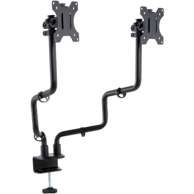 Metal Art Dual Monitor Arms, Black