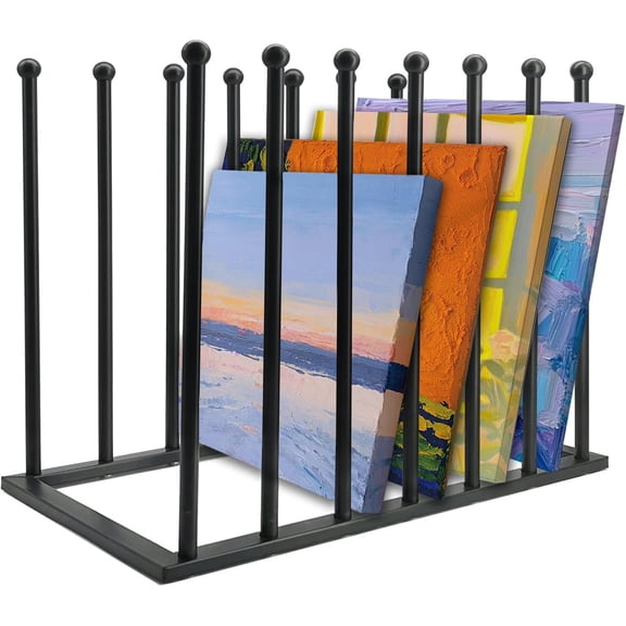 Metal Art Storage, Drying Rack, Canvas Organizer, Display Stand for Panels, Prints, Frames, and Artworks