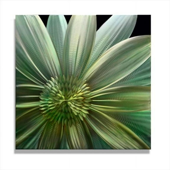 Metal Artscape MA10080 32 X 32 in. Aster Single Paneled Xl Metal Wall Art