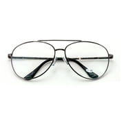 Metal Aviator No Line Progressive Trifocal Clear Lens Reading Glasses - Better Then Bi-Focal bifocal Reader