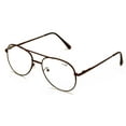 thumbnail image 1 of Metal Aviator Reading Glasses - Spring Hinge Tear Drop Reader, 1 of 3