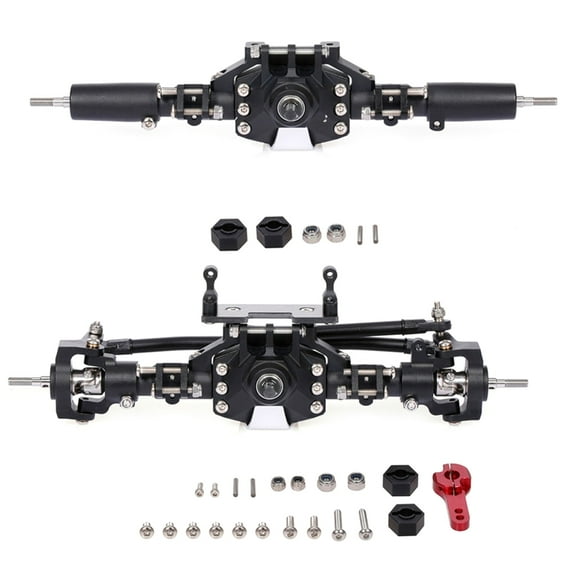 Metal Axles Front Rear Axles Assembly Remote Control Model Vehicle Part 1/10