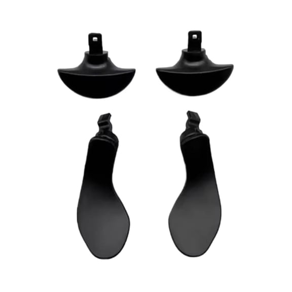 Metal Back Paddle Replacement Set Compatible with PS5 DualSense Edge Controller, 4 PCS Rear Button DIY Accessories