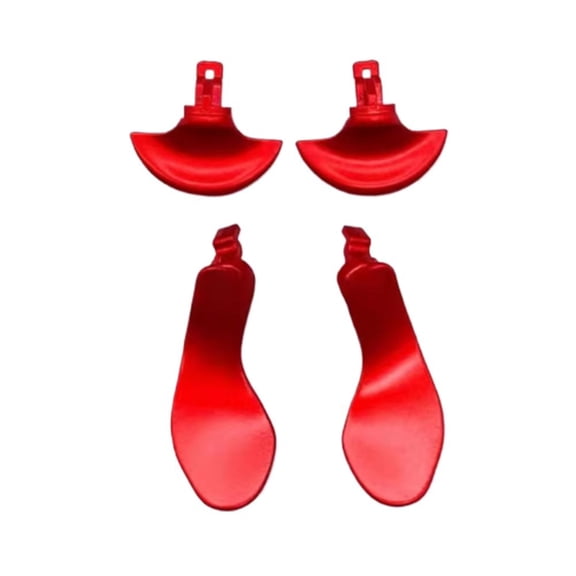 Metal Back Paddle Replacement Set Compatible with PS5 DualSense Edge Controller, 4 PCS Rear Button DIY Accessories