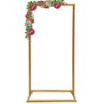thumbnail image 1 of Metal Backdrop Stand Flower Stand Square Wedding Arch Frame for Wedding Garden, 1 of 16