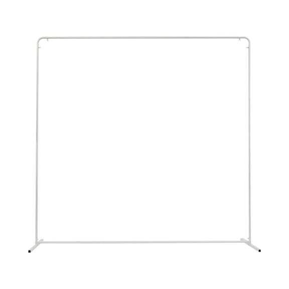 Metal Backdrop Stand Wedding Backdrop Stand Backdrop Stand for Wedding Ceremony Party Decoration 6.56*1.64*6.56ft