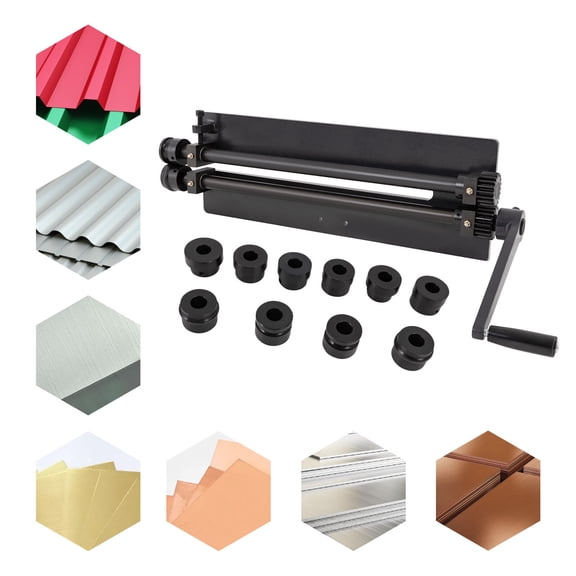 Metal Ball Belt Set of 6 Dies Bead Roller Kit Generous 18 inch Throat Industrial Cast-Iron Metal Beads Flaring Tool Beading Machine