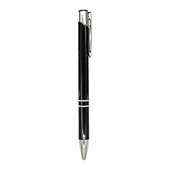 Metal Ballpoint Pen,Retractable Ballpoint Pen,Black Ink Ballpoint Pen,1.0mm Medium Point Smooth Writing,Multi Purpose Ballpoint Pen,for Office Business Use Corporate Gifts Trade Show(Black)