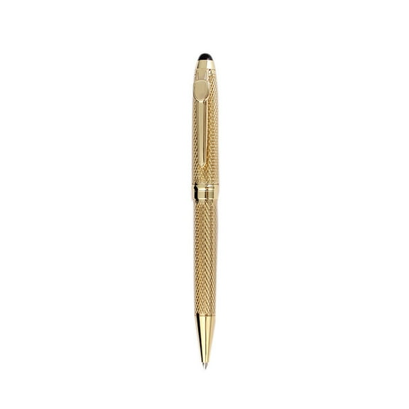 Metal Ballpoint Pen Twist Action Business Signing Pen Refillable for Office Hotel Restaurant Reception Guest Sign-in Pen
