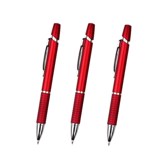 Metal Ballpoint Pens Set Black Ink 1.0mm Refillable Smooth Writing Pens Luxury Barrel Pens Set for Office Business Journaling Signature Gift for Professionals Teachers