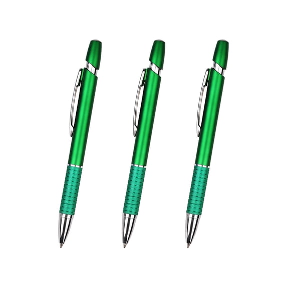 Metal Ballpoint Pens Set Black Ink 1.0mm Refillable Smooth Writing Pens Luxury Barrel Pens Set for Office Business Journaling Signature Gift for Professionals Teachers