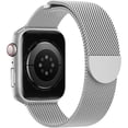 thumbnail image 1 of Metal Band Compatible with Apple Watch Bands 38mm 40mm 41mm 42mm 46mm 44mm 45mm 49mm Women Men,Adjustable Magnetic Stainless Steel Mesh Strap for iWatch Ultra/Ultra 2,Series 10 9 8 7 6 5 4 3 2 1 SE, 1 of 7