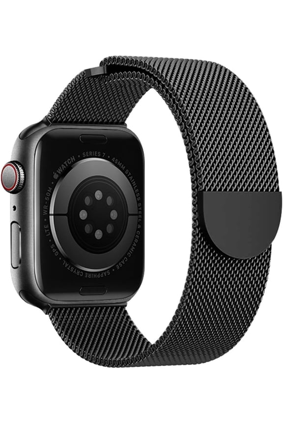 Metal Band Compatible with Apple Watch Bands 38mm 40mm 41mm 42mm 46mm 44mm 45mm 49mm Women Men,Adjustable Magnetic Stainless Steel Mesh Strap for iWatch Ultra/Ultra 2,Series 10 9 8 7 6 5 4 3 2 1 SE