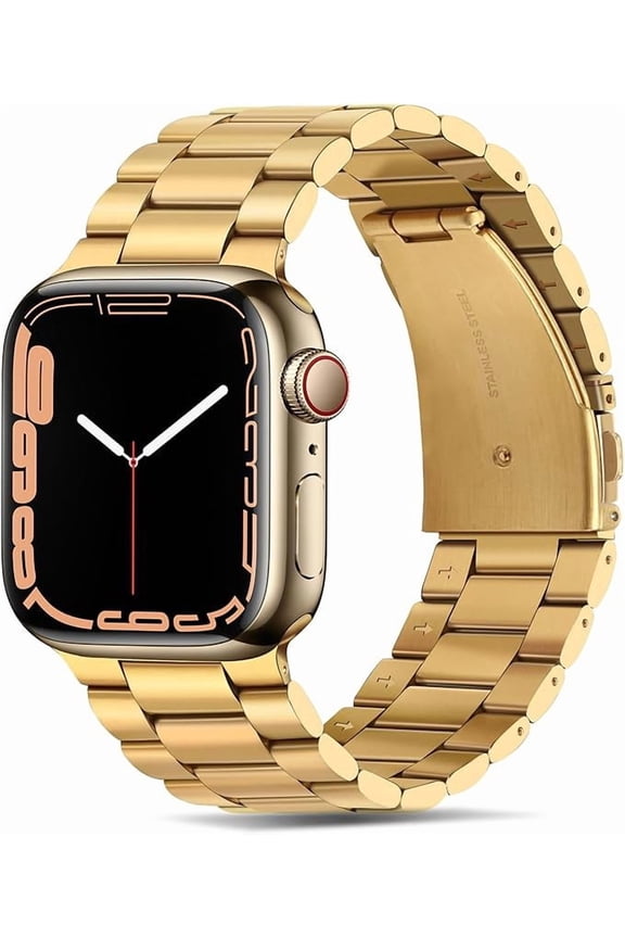 Metal Band Compatible with Apple Watch Bands for Men 49mm 46mm 45mm 44mm 42mm 41mm 40mm 38mm, Business Stainless Steel Strap for iWatch Bands Series 11 10 9 8 7 6 5 4 3 2 1, SE3 2 1, Ultra3 2 1