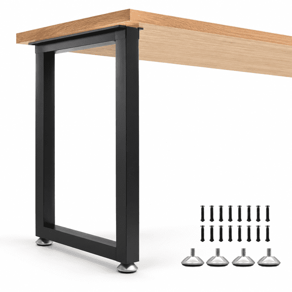 Metal Bar Height Table 36x17.7 Inch Black
