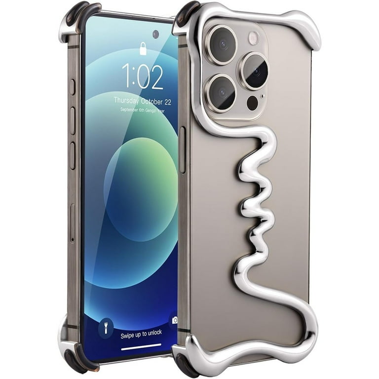 Metal Bare Frame Case for iPhone 16 Pro Max Racetrack Shaped Cool Design Aluminum Alloy Bumper 15 Pro Max 14 Plus Shockproof Grade Shell Borderless - Walmart.com Metal Bare Frame Case for iPhone 16 Pro Max Racetrack Shaped Cool Design Aluminum Alloy Bumper 15 Pro Max 14 Plus Shockproof Grade Shell Borderless - Walmart.com