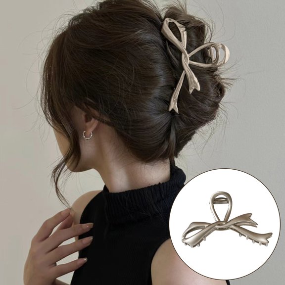 Elegant Metal Disc Hair Clips Fashion Barrettes Advanced Alloy Hairpins for Women and Girls