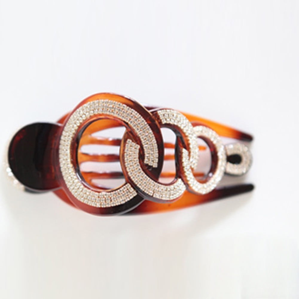 Metal Barrettes Open Center Who's That Girl Hair Products Vintage Tie