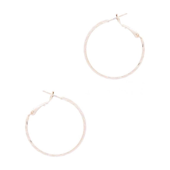 Metal Basic Hoop Earring