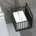 thumbnail image 1 of Metal Basket Wall-Mounted Hanging Kitchen Baskets Shower Organizer Sundries Basket Kitchen Seasoning Rack Shower Toiletries Basket Shelf Storage for Kitchen Food Pantry Bathroom, 1 of 7