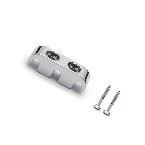 Metal Bass String Retainer for 2/3/4 Strings – Quick Installation Enhances Tone, & Playability (120)