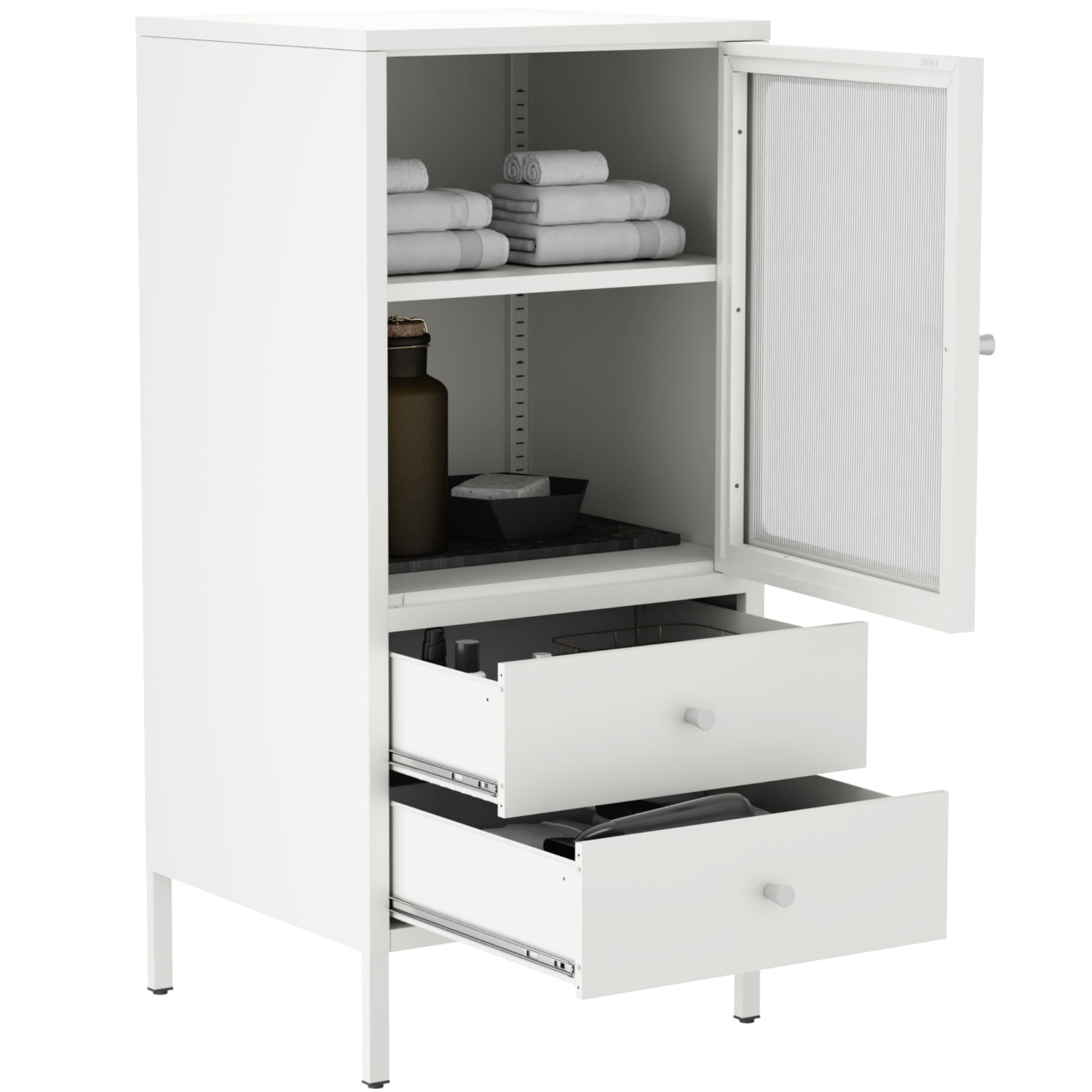 CHSHIN Metal Bathroom Cabinet Floor Multifunction Storage Rack ...