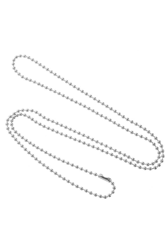 Metal Beads Chain Dog Tag Chain Balls Chains Men and Women Man