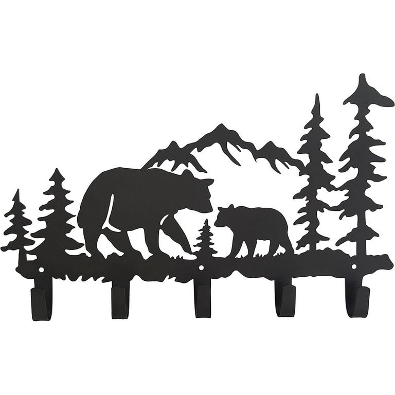 Wall Mount Key Hooks Bear Hat Hook Metal Coat Hanger Rack Living Room Home Decor Wall Mount Key Hooks Bear Hat Hook Metal Coat Hanger Rack Living Room Home Decor