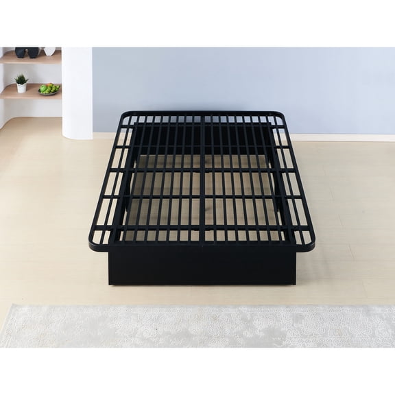 Metal Bed - Exceptional Durability. Stylish Decor. Fits Various Sizes. 16-inch Height With Ample Storage. Simple Installation King Base Unbeatable Modern Aesthetics. Multiple 16" For Convenient