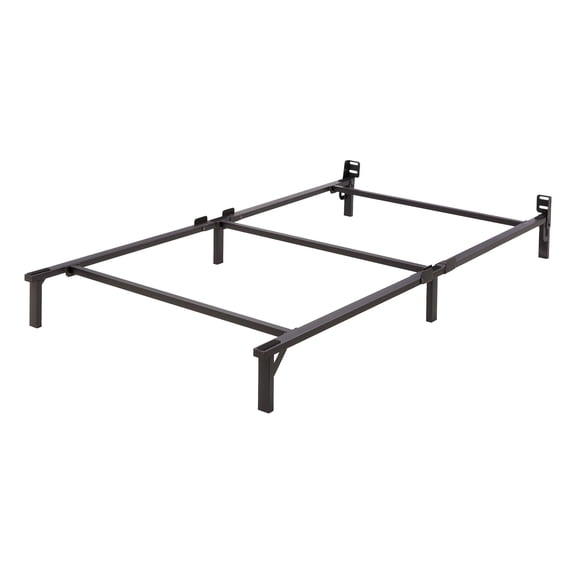 Metal Bed Frame, 9-Leg Support Base for Box Spring and Mattress, Queen Size, Tool-Free Easy Assembly