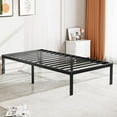 thumbnail image 1 of Metal Bed Frame, Full Size Metal Platform Bed Frame with Steel Slat Support, Storage Space, Easy Assembly, 1 of 6