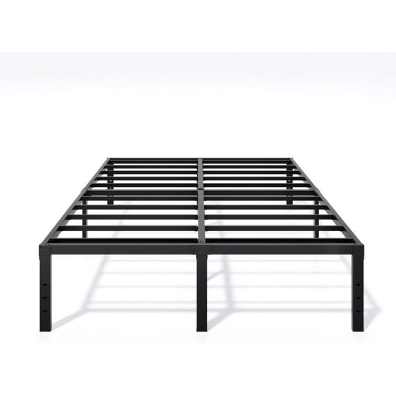 Metal Bed Frame -  Heavy-Duty Full Platform Bed Frame No Box Spring Needed, Easy Assembly, Noise-Free, Sturdy Mattress Foundation, Underbed Storage Space