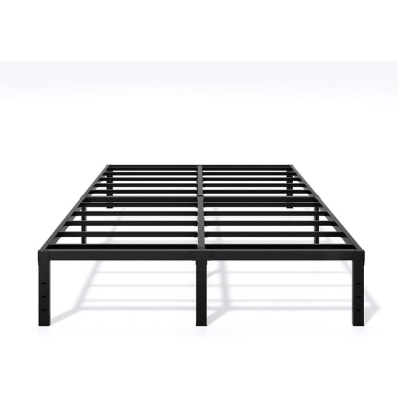 Metal Bed Frame King Size - 14 Inch Heavy-Duty King Platform Bed Frame No Box Spring Needed, Easy Assembly, Noise-Free, Sturdy Mattress Foundation, Underbed Storage Space