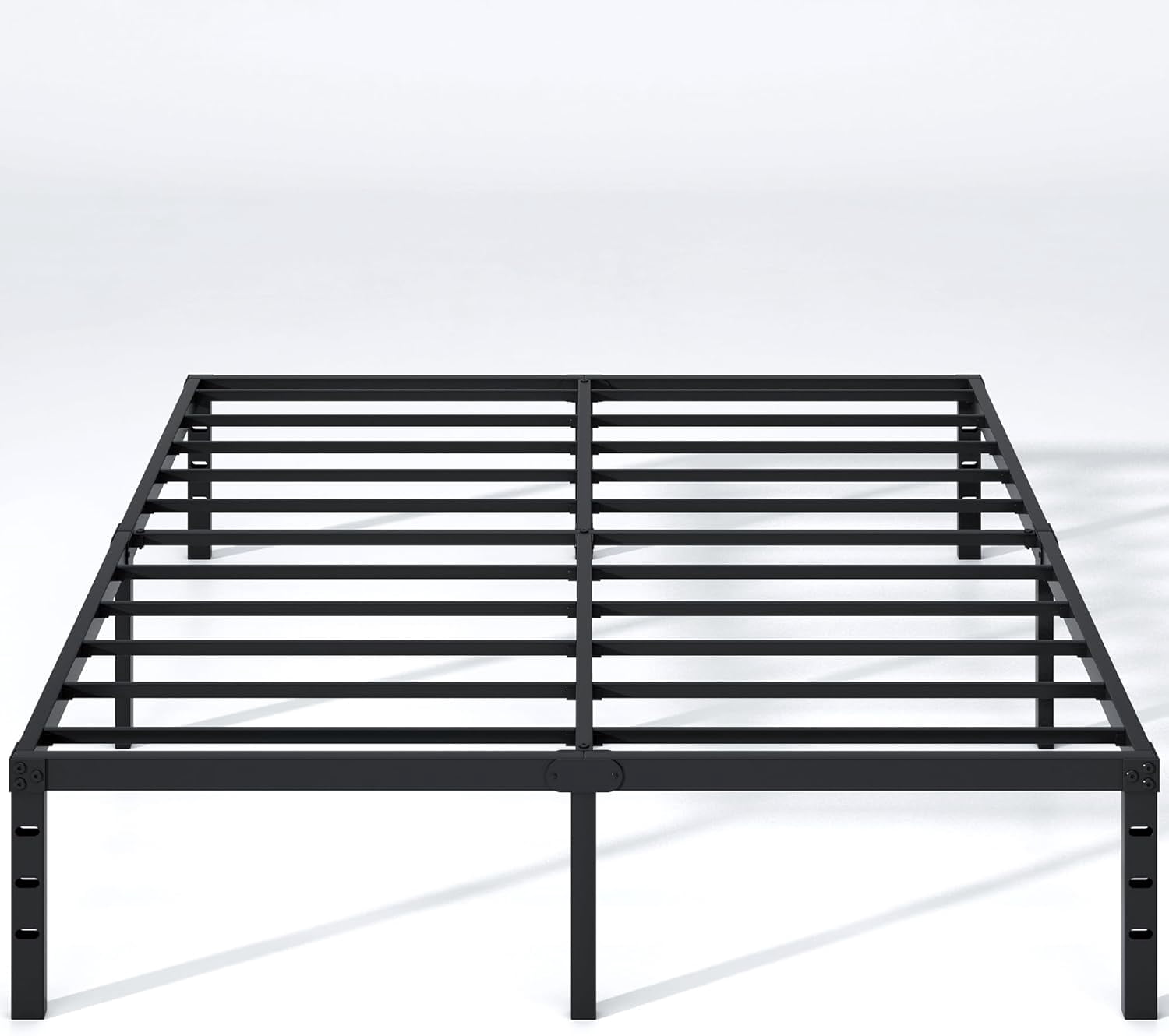 Metal Bed Frame,Queen Size Bed Frame with Storage Space,Heavy Duty ...