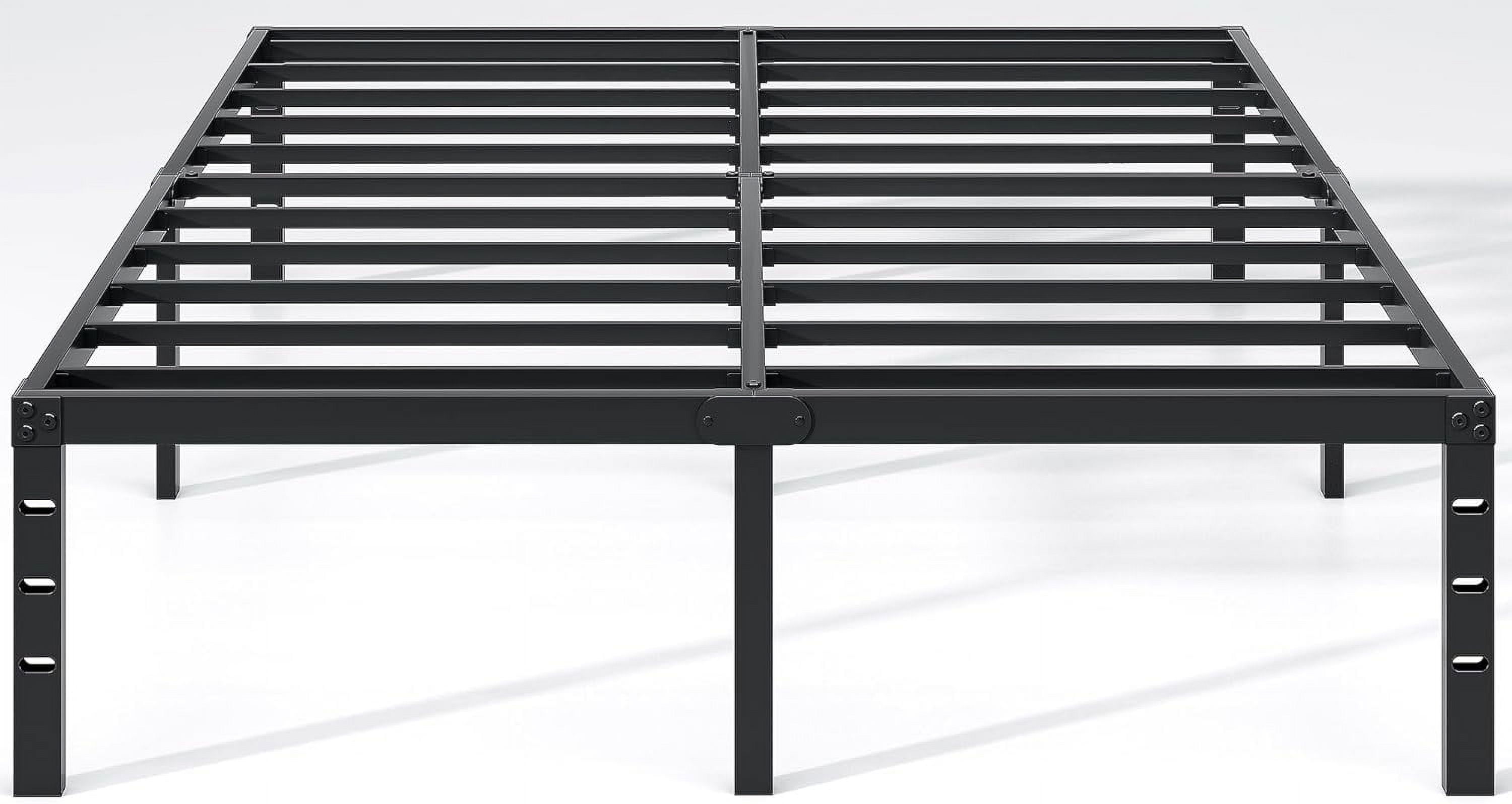 Metal Bed Frame-Simple and Modern Metal Platform Bed Frame, Storage ...