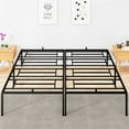 thumbnail image 1 of Metal Bed Frame, Steel Slats Support Platform Bed Frame, King Size, 1 of 6