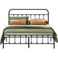 thumbnail image 1 of Metal Bed Frame - Structurally Stable Heavy Duty Steel Slat Supported Queen Bed Frames,No Box Spring Needed for Easy Removal and Transport., 1 of 9