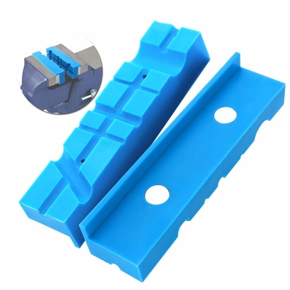 Metal Bench Vises, 5.5 Inch Soft Rubber Pad Vise Clamps, Long Jaws Non-Slip Metal Workshop Vice Tool Multipurpose 1pair 5.5in Bench Vise With Soft Rubber Anti-Scratch Pads For Metal Craft Clamping