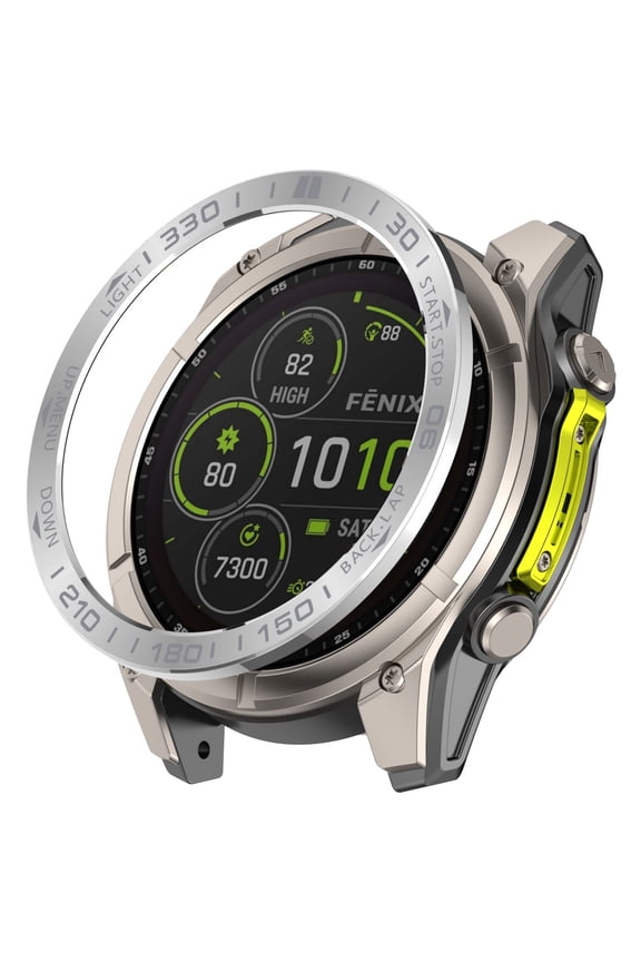 Metal Bezel Replacement for Garmin Fenix 8 47mm Durable Stainless Steel Protective Ring Scratch Resistant Sport Accessory D