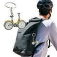 thumbnail image 1 of Metal Bicycle Keychain-9.2x6x4.4cm Alloy Key Fob-Yellow & Blue Bike Pendant for Luggage,Purses & School Bags-Gift for Cyclists, 1 of 6