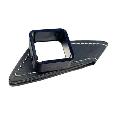 Metal Billiards Chalk Holder Billiard Accessories Practical Tool with PU Leather