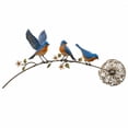 thumbnail image 1 of Metal Bird Garden Stake, 3-Bird Dandelion Silhouette Art for Outdoor Lawns, Patios, Flower Beds, and Memorial Garden Decoration, 1 of 6